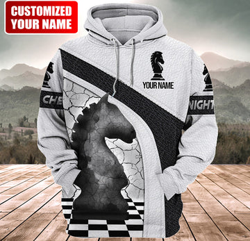 Maxcorners Chess Pro Chess Customized Name 3D Shirt