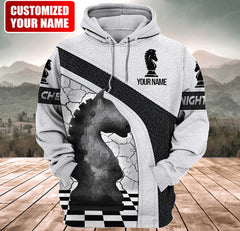 Maxcorners Chess Pro Chess Customized Name 3D Shirt