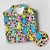 Maxcorners Pastel Easter Bunny Leopard Print Polo Shirt, Women’s Golf Apparel, Hawaiian Golf Shirt, Printed Golf Shirt LM1507