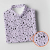 Maxcorners Light Purple Beer Brewing Icons Pattern Polo Shirt, Women’s Golf Apparel, Performance Golf Shirt LM1507