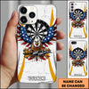 Maxcorners Darts Eagle Dartboard Just Throw It Multicolor Personalized Name 3D Phone Case