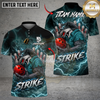 Maxcorners Bowling & Pins Thunder Werewolf Customized Name, Team Name 3D Shirt (6 Colors)