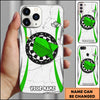 Maxcorners Darts Red Dartboard Target Multicolor Personalized Name 3D Phone Case