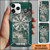 Maxcorners Darts Broken Glass Dartboard Multicolor Personalized Name 3D Phone Case
