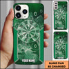 Maxcorners Darts Broken Glass Dartboard Multicolor Personalized Name 3D Phone Case