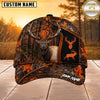 Maxcorners Hunting Orange Forest Camo Personalized 3D Cap