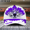 Maxcorners Bowling Ice Age Multicolor Personalized Name 3D Cap