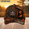 Maxcorners Hunting Orange Forest Camo Personalized 3D Cap