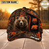 Maxcorners Hunting Orange Forest Camo Personalized 3D Cap