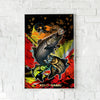 Maxcorners Striped Bass Fishing Dynamic Splash Art Personalized Name 3D Poster