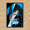 Maxcorners Salmon Fishing Dynamic Splash Art Personalized Name 3D Poster