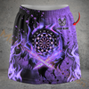 Maxcorners Darts Flame Skull Dartboard Personalized 3D Skirts With Shorts