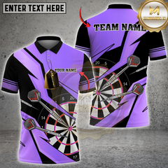 Maxcorners Golden Darts Target Multicolor Customized Name, Team Name 3D Shirts