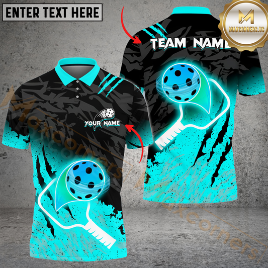 Maxcorners Pickleball Basic Style Multicolor Customized Name, Team Name 3D Shirts