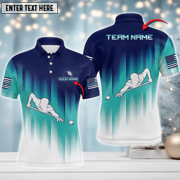 Maxcorners Billiards Player Personalized Name 3D Shirt