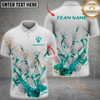 Maxcorners Strike Master Bowling Jersey Multicolor Option Customized Name, Team Name 3D Polo Shirt