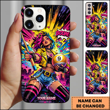 Maxcorners Darts Colorful Smoke Dartboard White Design Personalized Name 3D Phone Case