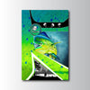 Maxcorners Mahi Mahi Fishing Neon Water Geometric Art Personalized Name 3D Poster