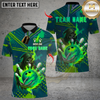 Maxcorners Bowling Grim Reaper Skull Design Multioptions Personalized Name, Team Name Unisex 3D Shirts
