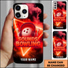 Maxcorners Bowling Sounds Ball Headphones Multicolor Personalized Name 3D Phone Case
