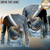 Maxcorners Fishing Skin Water Custom Name & Team Name 3D Shirts