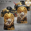 Maxcorners Darts Polar Bear King Crown Dartboard Graffiti Multicolor Customized Name, Team Name 3D Shirts