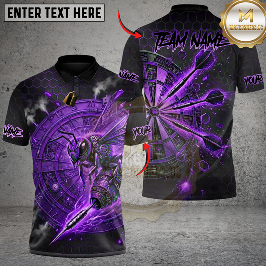 Maxcorners Darts Chrono Forge Precision Syndicate Multicolor Customized Name, Team Name 3D Shirts