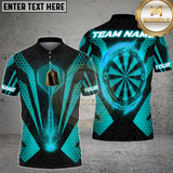 Maxcorners Dart Shirt Neon Energy Jersey Multioptions Personalized Name, Team Name Unisex 3D Shirt (4 Colors)
