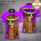 Maxcorners Dart Shirt Retro Cowboy Style Sunglasses Design Multioptions Personalized Name, Team Name Unisex 3D Shirt (4 Colors)