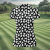 Maxcorners Funny Middle Finger Hand Golf Polo Shirt, Golf Shirts For Women, Women’s Golf Polo LM1507