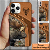 Maxcorners Moose Hunting Personalized Name Phone Case LM1012