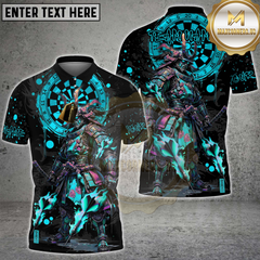 Maxcorners Darts Samurai Warrior Target Pattern Shirt Multi Options Personalized Name, Team Name 3D Shirt