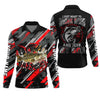 Maxcorners Bass Fishing UPF Shirts, I Just Want to Drink Beer and Jerk My Rod, Funny Fishing Shirt, Gift For Fisherman