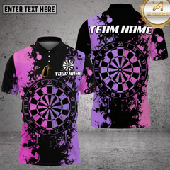 Maxcorners Dart Shirt Splash Board Style Multioptions Personalized Name, Team Name Unisex 3D Shirt (4 Colors)