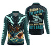 Maxcorners Riding The Waves Of Life Even When They Bite Back SPF Shirt For Men, Funny Fishing Shirt, Fishing Shirts For Men