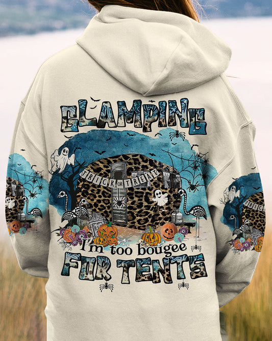 Maxcorners Glamping I'm Too Bougee Leopard Halloween All Over Print LM2101