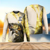 Maxcorners Bass Fishing Shirt, SPF Shirt For Men, Custom Fishing Shirt, Gift For Fisherman, Mens Casual Shirts