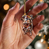 Maxcorners Custom Name Muay Thai Ornament, Christmas Gift for Muay Thai Lover 2D Flat LM2111