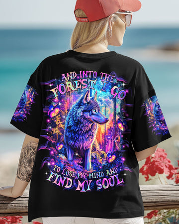 Maxcorners And Into The Forest I Go Wolf All Over Print LM1501