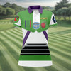 Maxcorners Sci Fi Space Ranger Costume Hawaiian Golf Shirt, Golf Polo For Women, Printed Golf Shirt LM1507