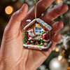 Maxcorners Custom Name Chess Santa Ornament, Chess Lover Christmas Gift 2D Flat LM2211