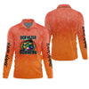 Maxcorners Show Me Your Bobbers Shirt, Orange Neon Men Fishing Shirt, Funny Fishing Shirt, SPF Shirt