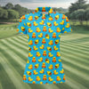 Maxcorners Funny Bikini Rubber Duck Golf Polo Shirt, Golf Shirts For Women, Women’s Golf Polo LM1507