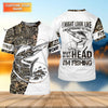 Maxcorners Personalized Marlin Fishing UPF Shirt – Funny Fishing Long Sleeve Shirt for Men