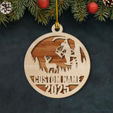 Maxcorners Personalized Bow Hunter Ornament 2025 – Custom Name Gift for Deer Hunters LM0411