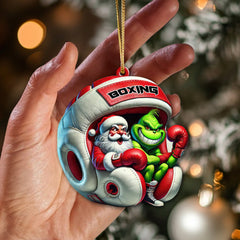 Maxcorners Custom Name Boxing Ornament, Christmas Gift for Boxing Lover 2D Flat LM2111