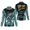 Maxcorners Every Cast Tells A Story Mens Fishing Shirts Long Sleeve, SPF Shirt For Men, Fishing Shirts For Men