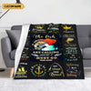 Maxcorners The Fish Are Calling And I Must Go Custom Name Blanket, Presents For Fishermen, Gift For Fishing Lover LM0201