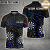 Maxcorners Darts Dartboard Galaxy Multicolor Customized Name, Team Name 3D Shirts