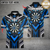 Maxcorners Metal Future Pattern Multicolor Customized Name, Team Name 3D Shirt